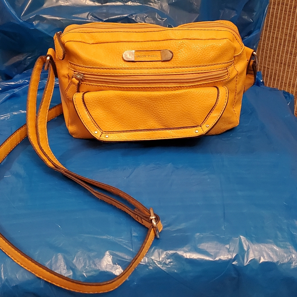 Women's Mustard Crossover Bag